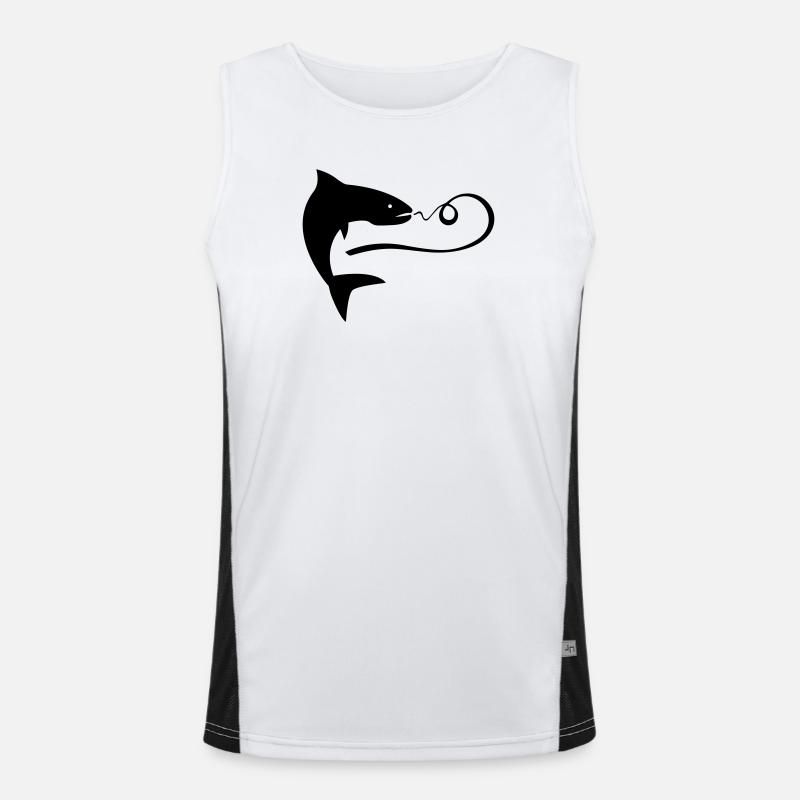 angling Men's Functional Contrast Tank Top 