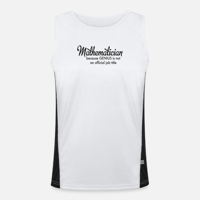 Mathematik Funktionelles Kontrast-Tank Top für Männer 