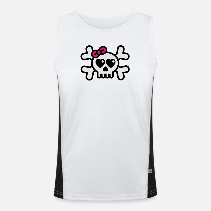 dolly_rodger_3colors Men's Functional Contrast Tank Top 
