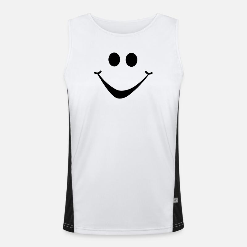 smiley1 Funktionelles Kontrast-Tank Top für Männer 