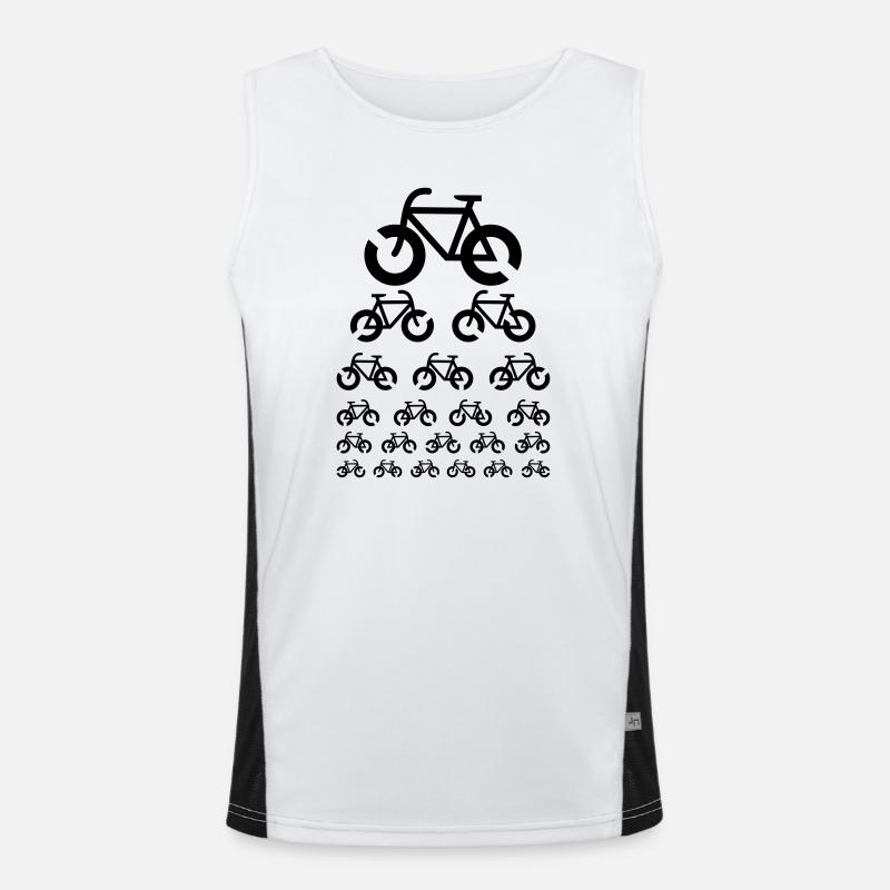 Bike Visual Test Men's Functional Contrast Tank Top 