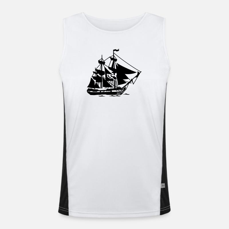 schiff_3 Men's Functional Contrast Tank Top 