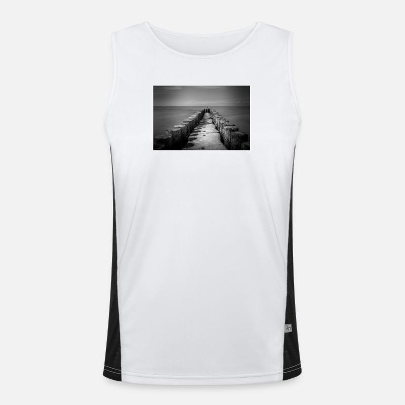 Breakwater in Ahrenshoop Men's Functional Contrast Tank Top 
