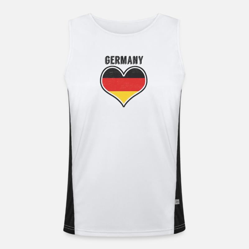 Germany Débardeur respirant contrasté Homme 