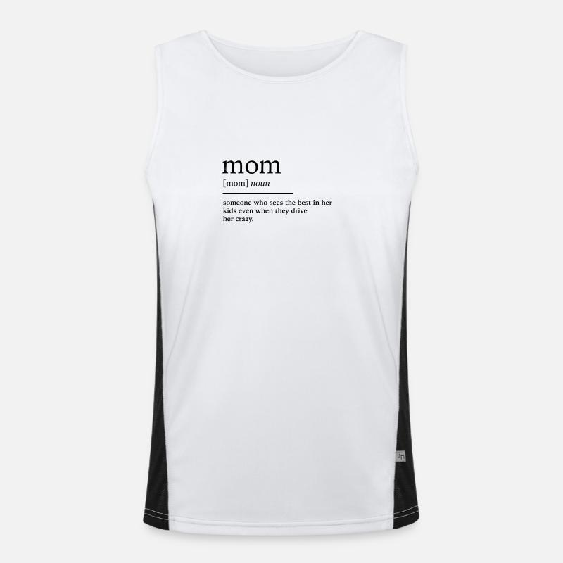 Mutter Funktionelles Kontrast-Tank Top für Männer 