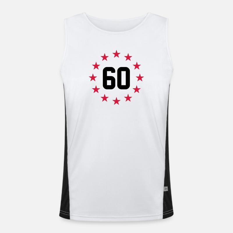 60 years Men's Functional Contrast Tank Top 