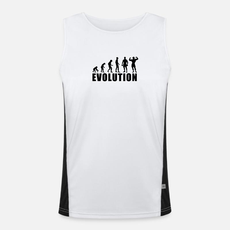 Cadeau EVOLUTION BODY BUILDING Débardeur respirant contrasté Homme 