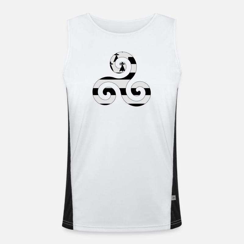 Brittany! Men's Functional Contrast Tank Top 