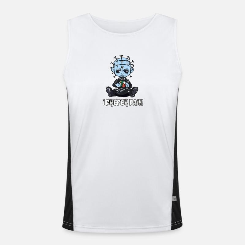 Pinhead Hellraiser Halloween Funktionelles Kontrast-Tank Top für Männer 
