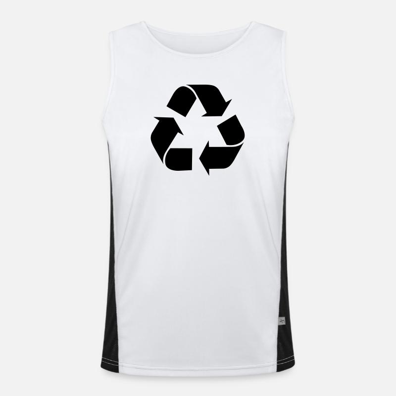 recycler recyclage Débardeur respirant contrasté Homme 