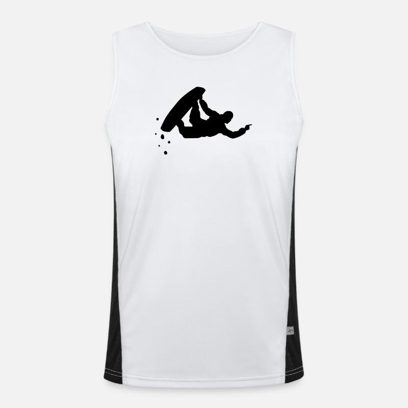 snowboard Funktionelles Kontrast-Tank Top für Männer 