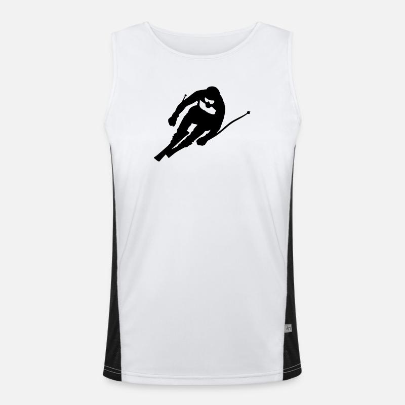 Ski Funktionelles Kontrast-Tank Top für Männer 