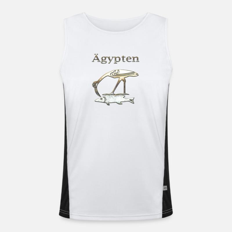 Ägypten 85 Funktionelles Kontrast-Tank Top für Männer 
