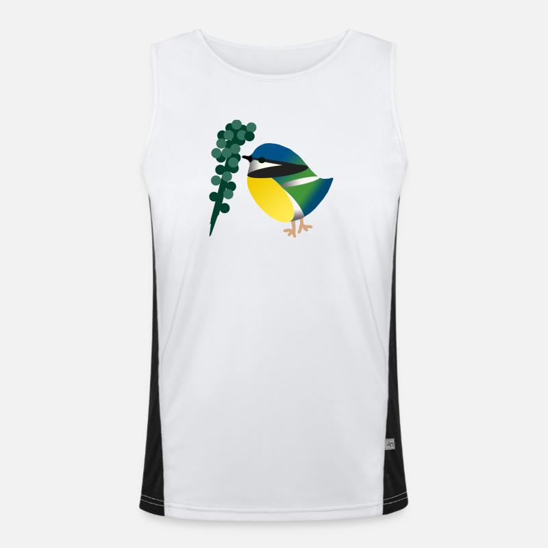 vogel Funktionelles Kontrast-Tank Top für Männer 