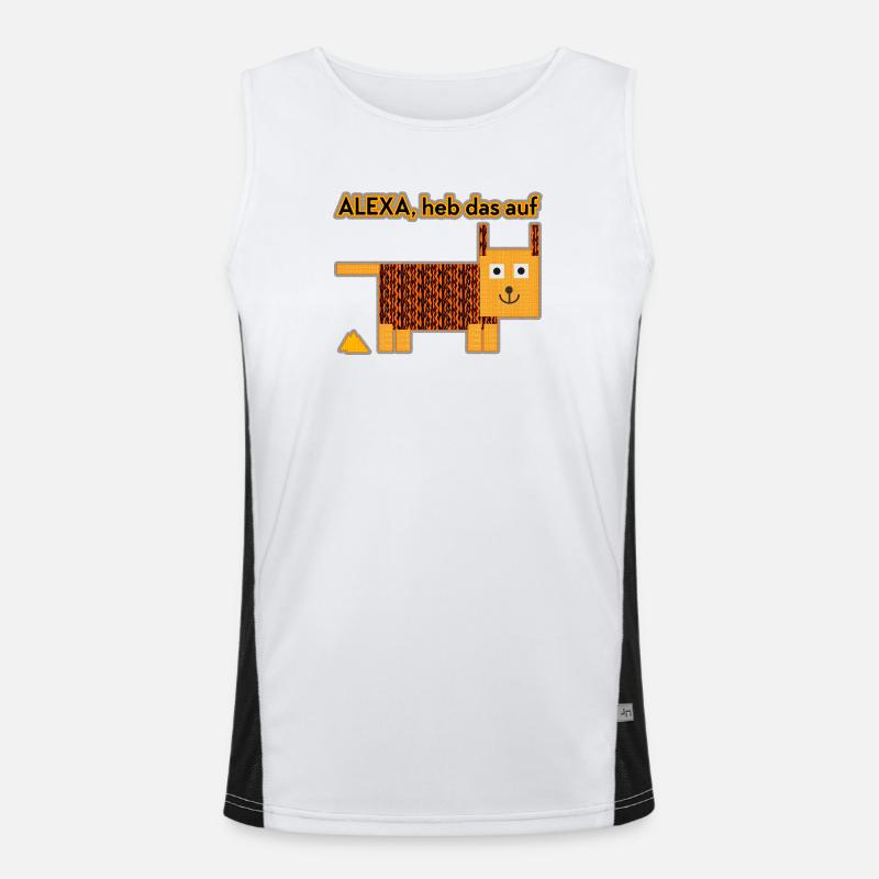 Alexa, pick that up! Men's Functional Contrast Tank Top 