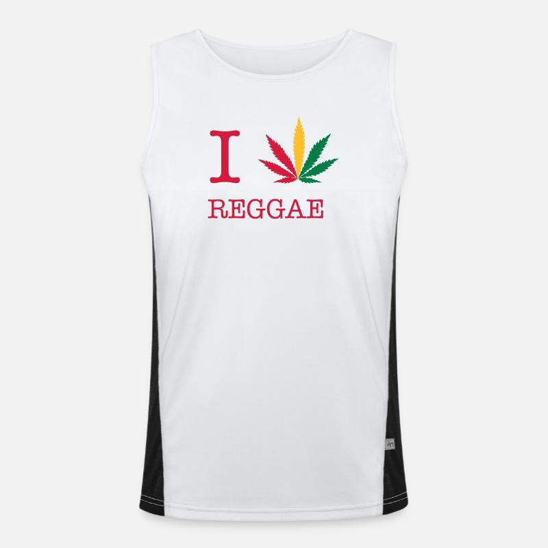 reggae Men's Functional Contrast Tank Top 