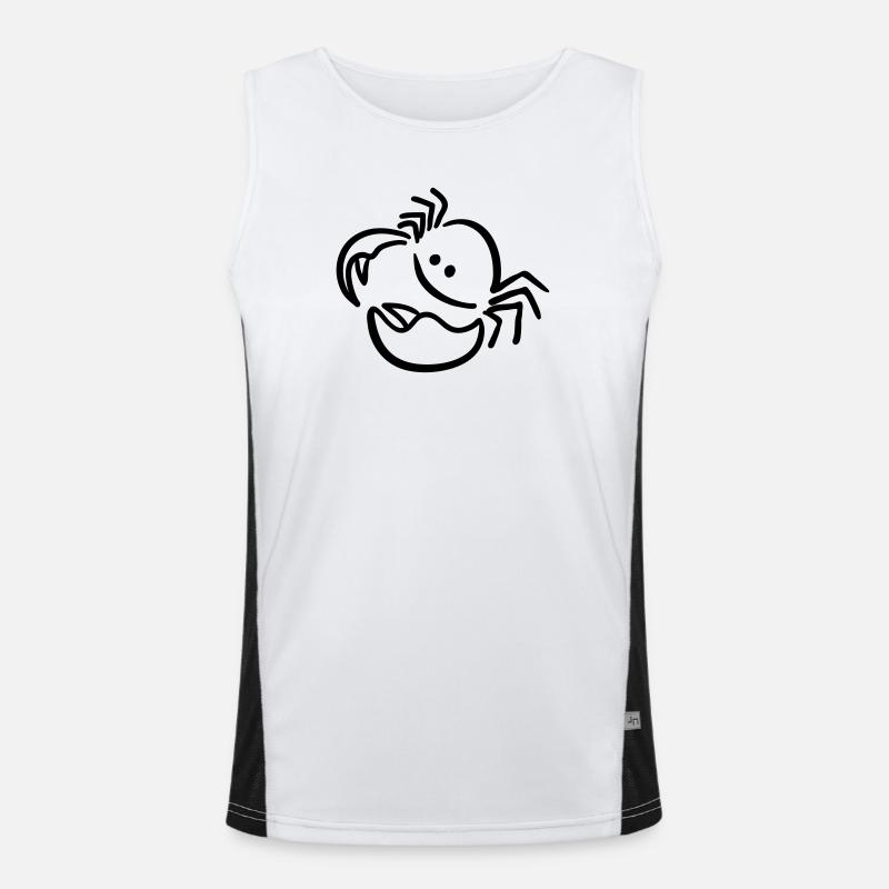 krebs Men's Functional Contrast Tank Top 