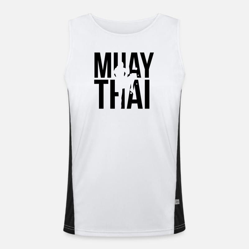 muay thai Funktionelles Kontrast-Tank Top für Männer 