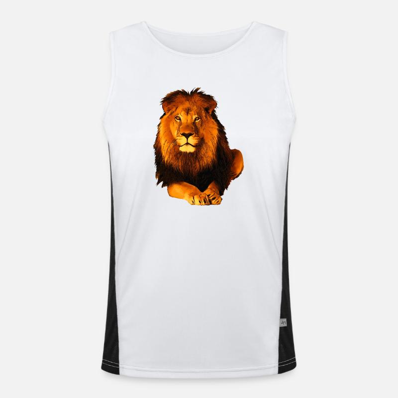 Lion Débardeur respirant contrasté Homme 