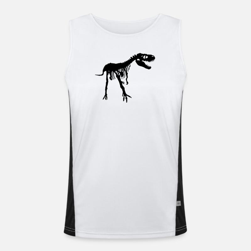 Dinosaur Funktionelles Kontrast-Tank Top für Männer 
