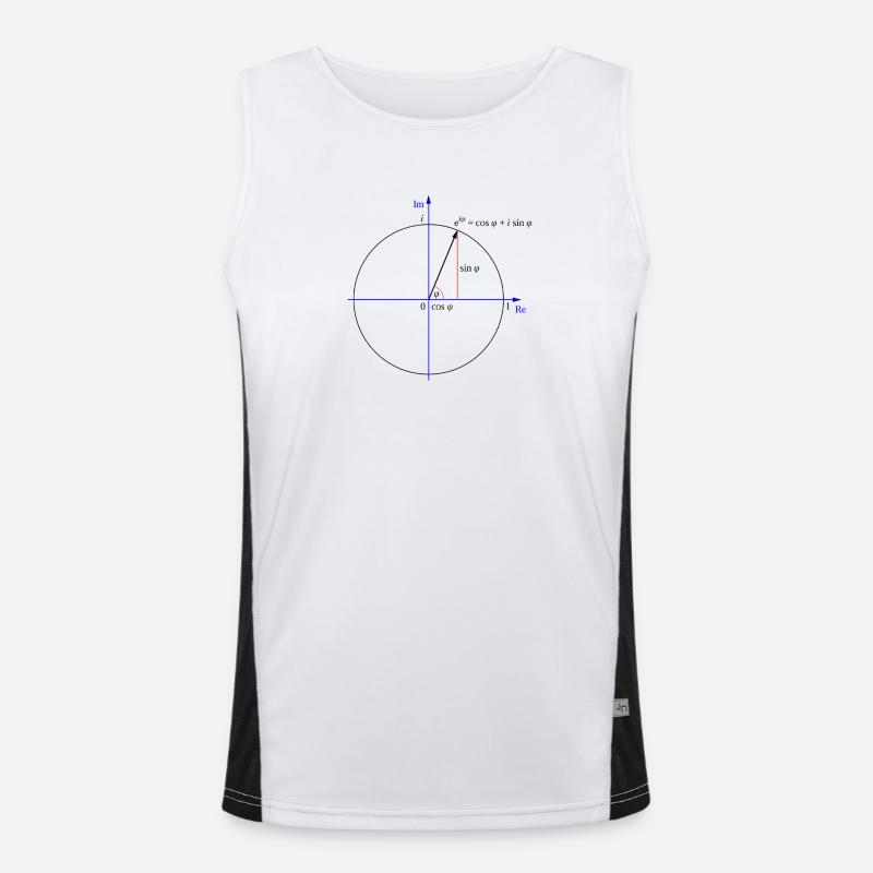 Eulers Formel Funktionelles Kontrast-Tank Top für Männer 