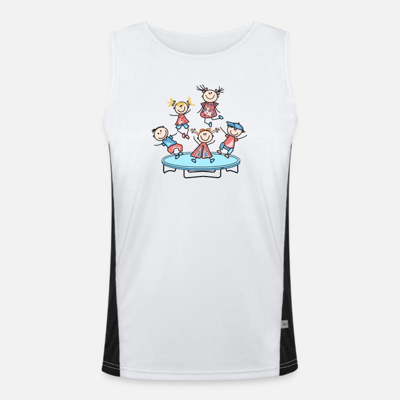 Trampoline Men's Functional Contrast Tank Top 