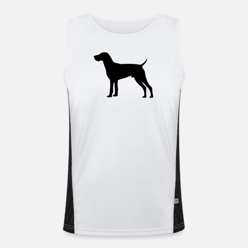 German Shorthaired Pointer Men's Functional Contrast Tank Top 