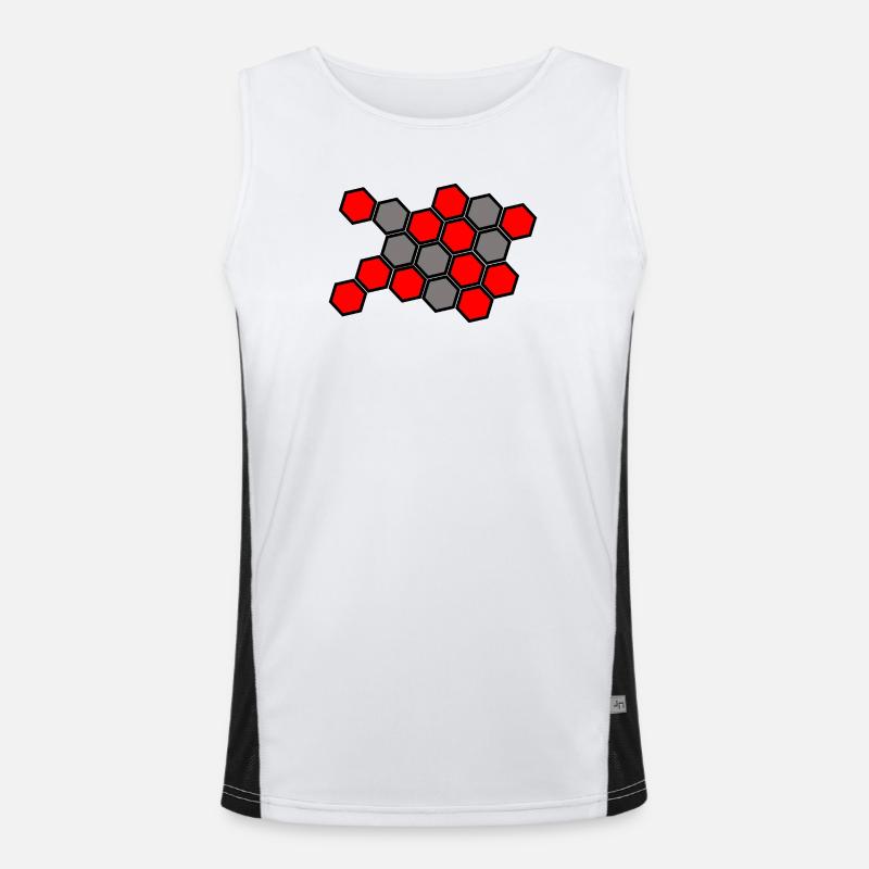 HONEYCOMBS Men's Functional Contrast Tank Top 