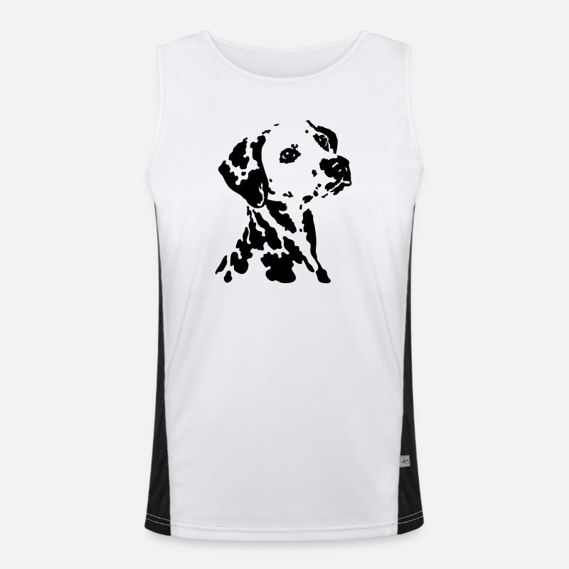 dog Débardeur respirant contrasté Homme 