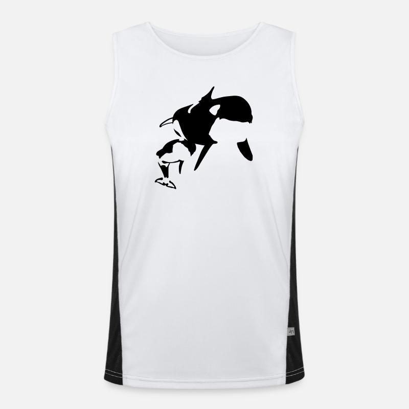 Orca Funktionelles Kontrast-Tank Top für Männer 