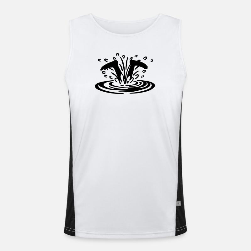 Diver Men's Functional Contrast Tank Top 