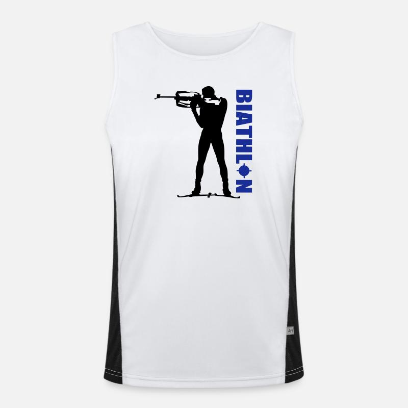 Biathlon Men's Functional Contrast Tank Top 