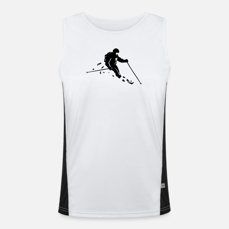 Ski freerider Funktionelles Kontrast-Tank Top für Männer 