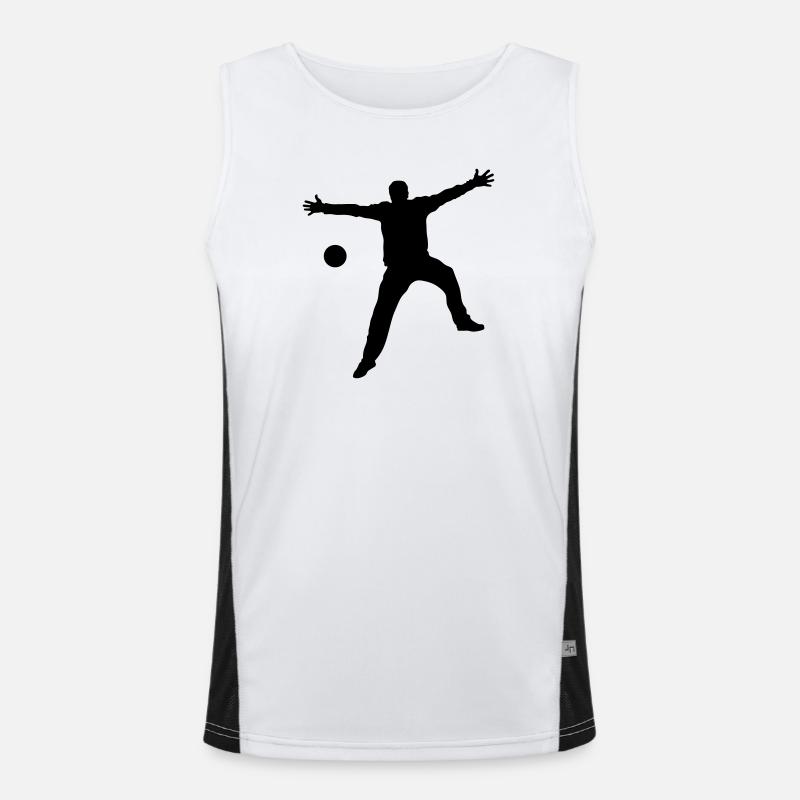 Handball Torwart Funktionelles Kontrast-Tank Top für Männer 
