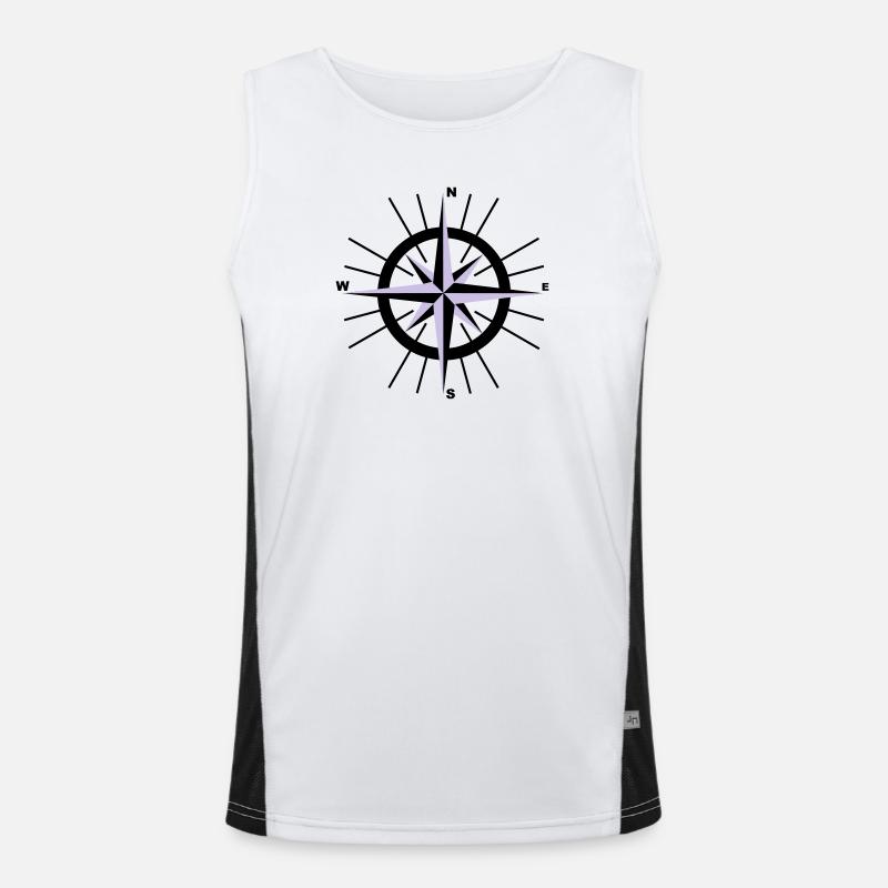 Compass nautique Débardeur respirant contrasté Homme 