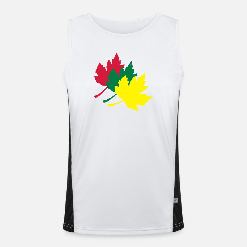 maple leaf Men's Functional Contrast Tank Top 