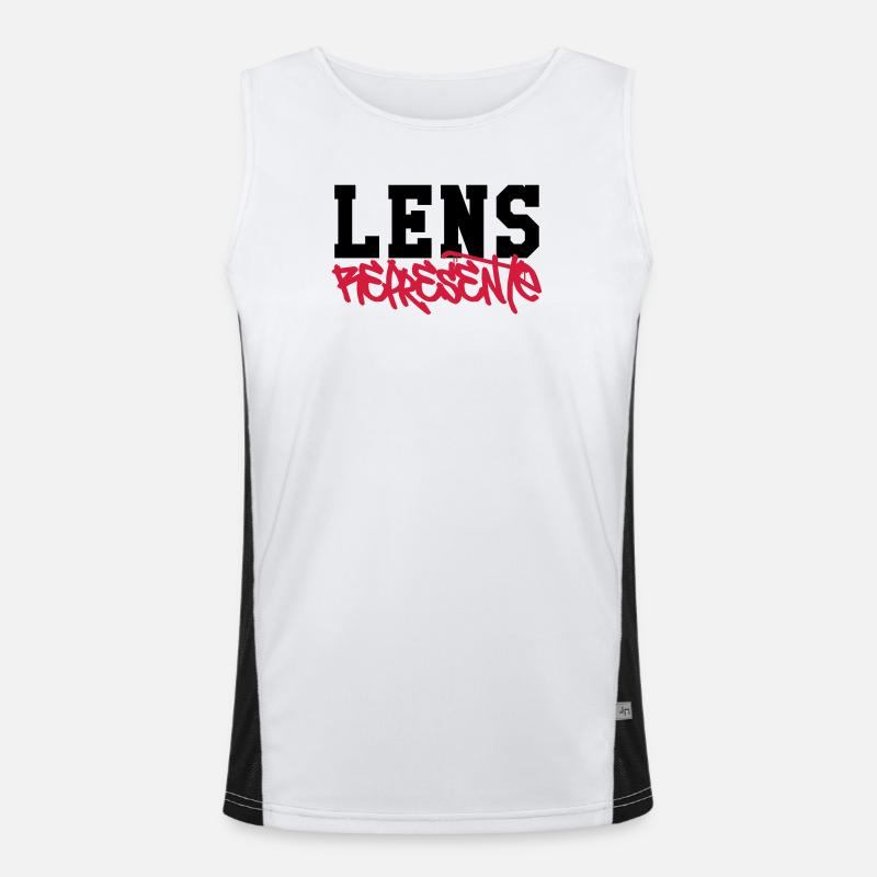 Stellt Objektiv! Funktionelles Kontrast-Tank Top für Männer 