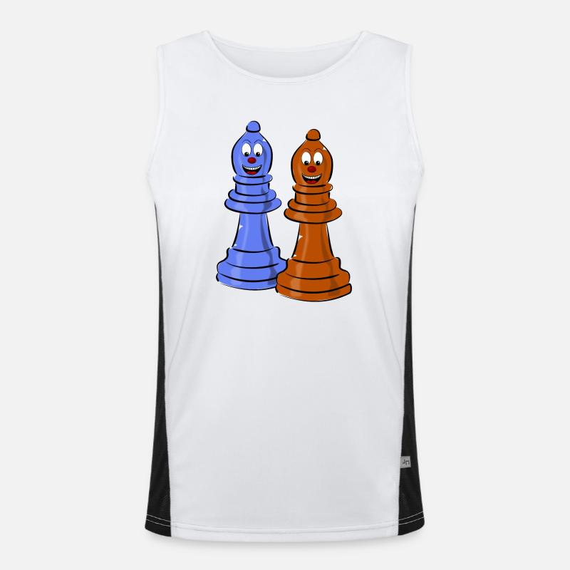 échecs Débardeur respirant contrasté Homme 