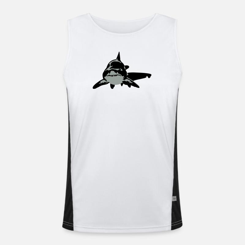 requin Débardeur respirant contrasté Homme 