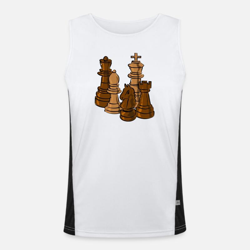 chess Men's Functional Contrast Tank Top 