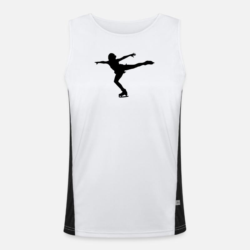 figure skating Men's Functional Contrast Tank Top 