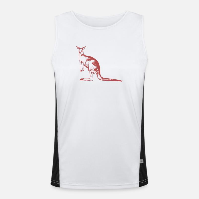kangaroo Men's Functional Contrast Tank Top 