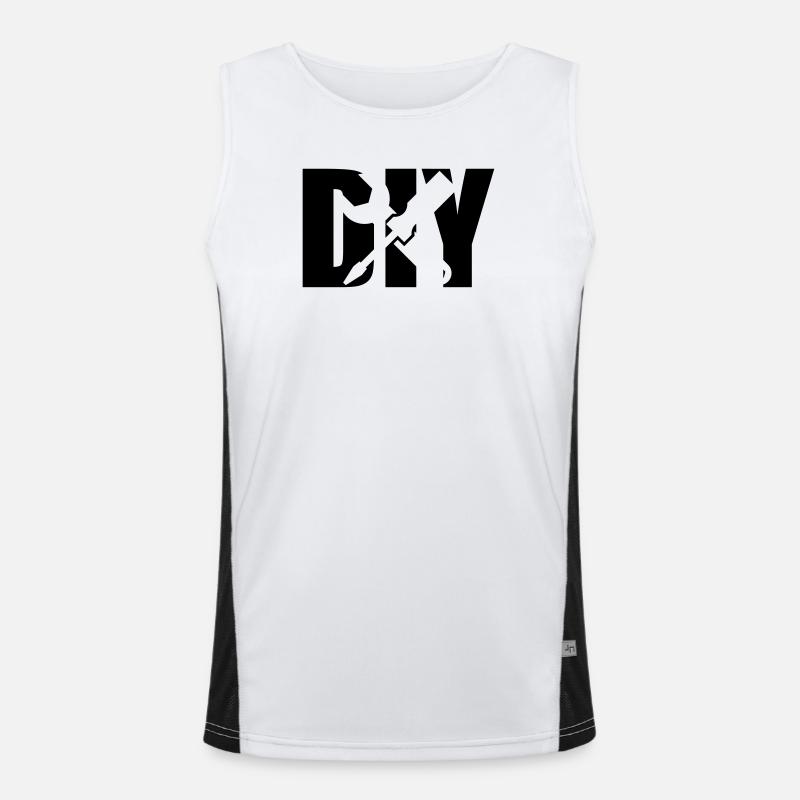 DIY Men's Functional Contrast Tank Top 