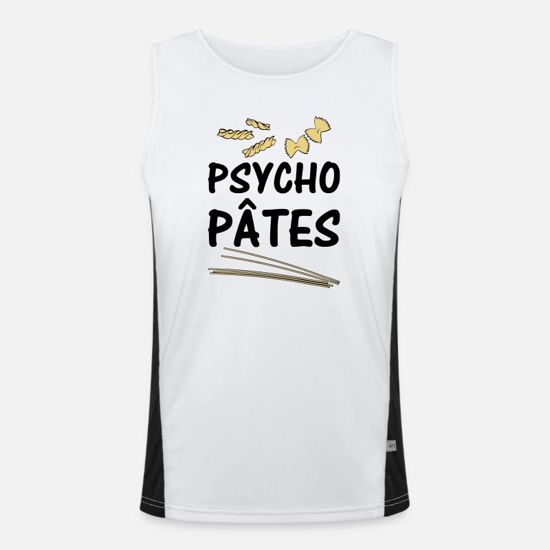 Psycho Pâtes Débardeur respirant contrasté Homme 