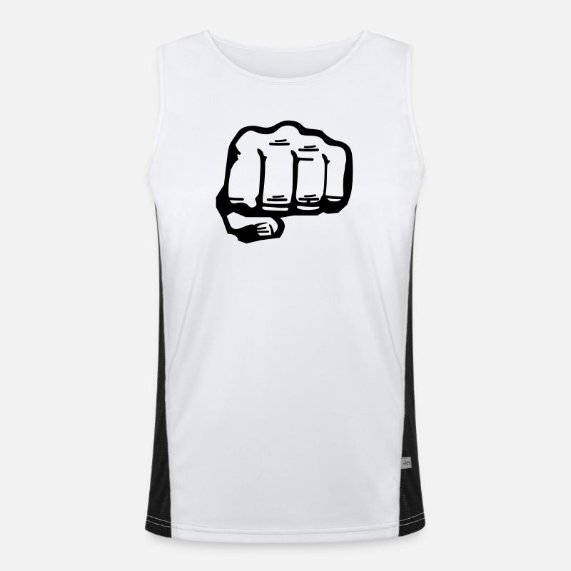 Faust Funktionelles Kontrast-Tank Top für Männer 