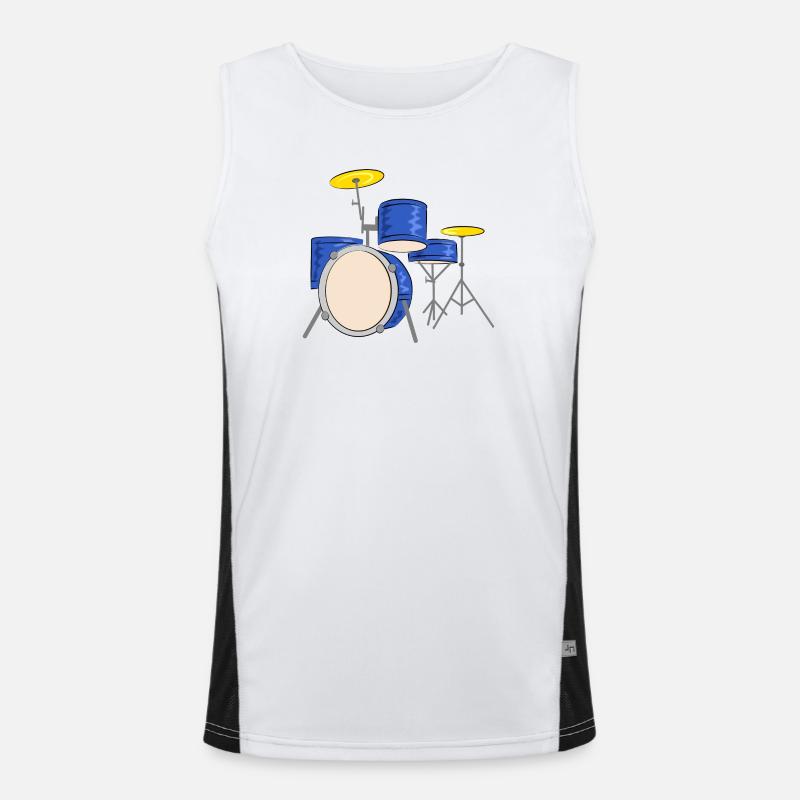 percussion Débardeur respirant contrasté Homme 