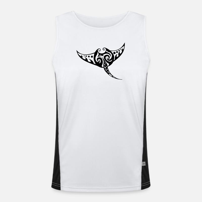 Manta Ray Men's Functional Contrast Tank Top 