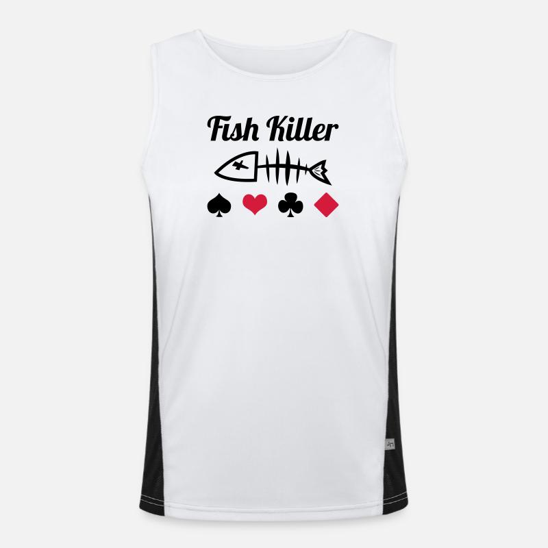 Poker : Fish Killer Débardeur respirant contrasté Homme 