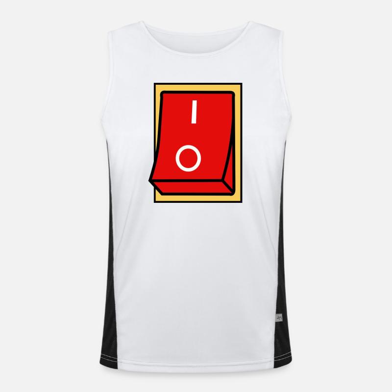 ON - OFF SWITCH Men's Functional Contrast Tank Top 