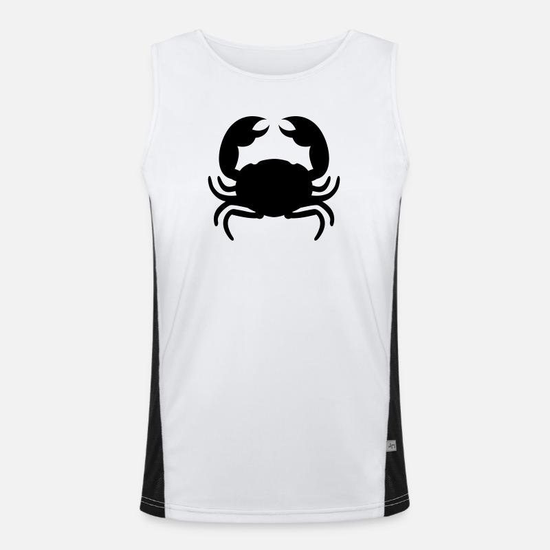 krabbe Funktionelles Kontrast-Tank Top für Männer 